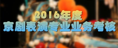 啊啊插进去用力在线国家京剧院2016年度京剧表演专业业务考...